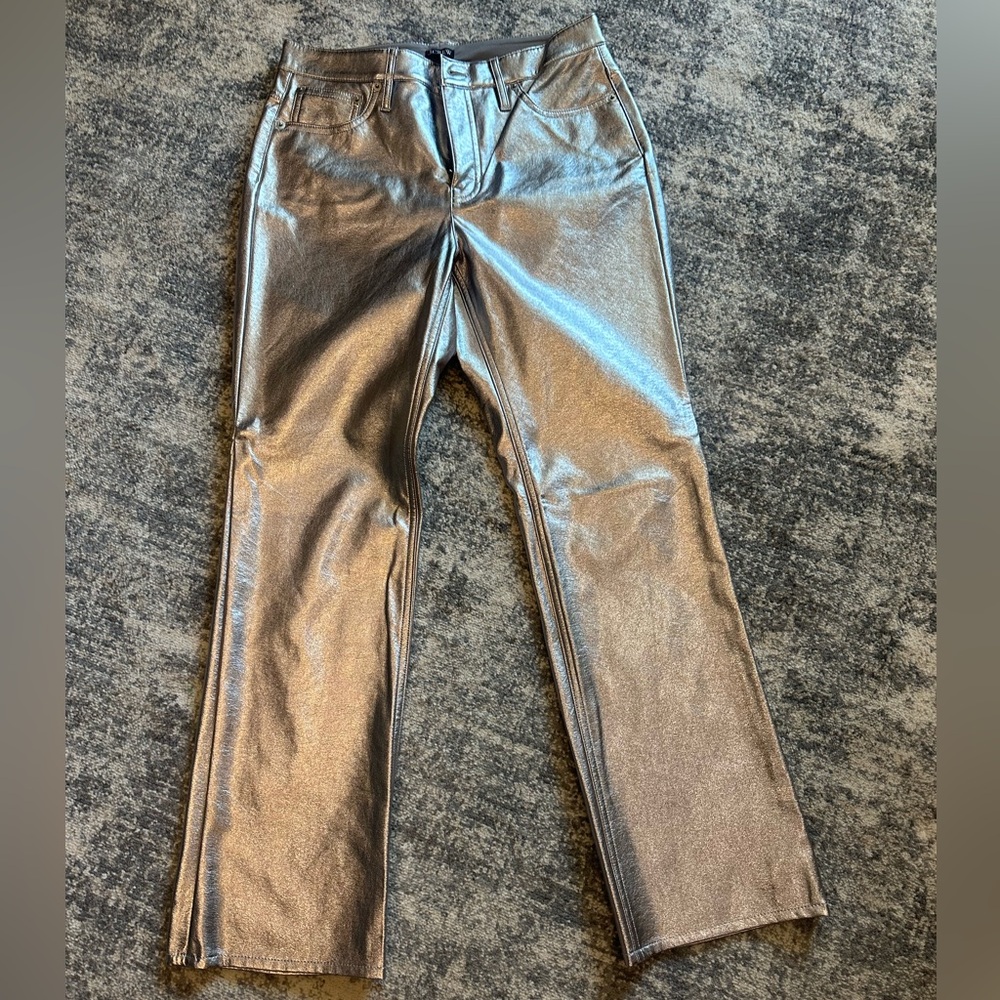 Women’s Metallic pants. J Crew size 26P. Like new